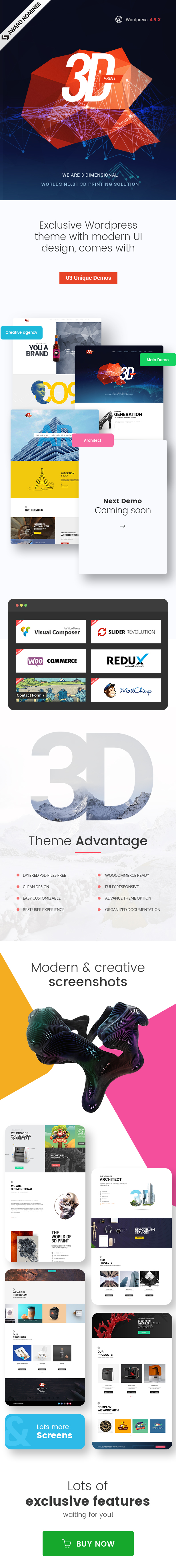 ThreeD |  WordPress-Theme für Architekten, Studios & Agenturen - 3